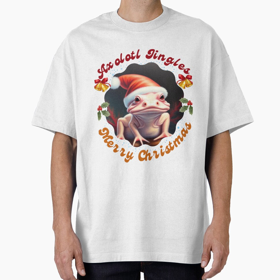 Christmas Axolotl by ishitastore08 T-Shirts, Hoodie, Sweatshirt | BlankRebels.com (Image 1)