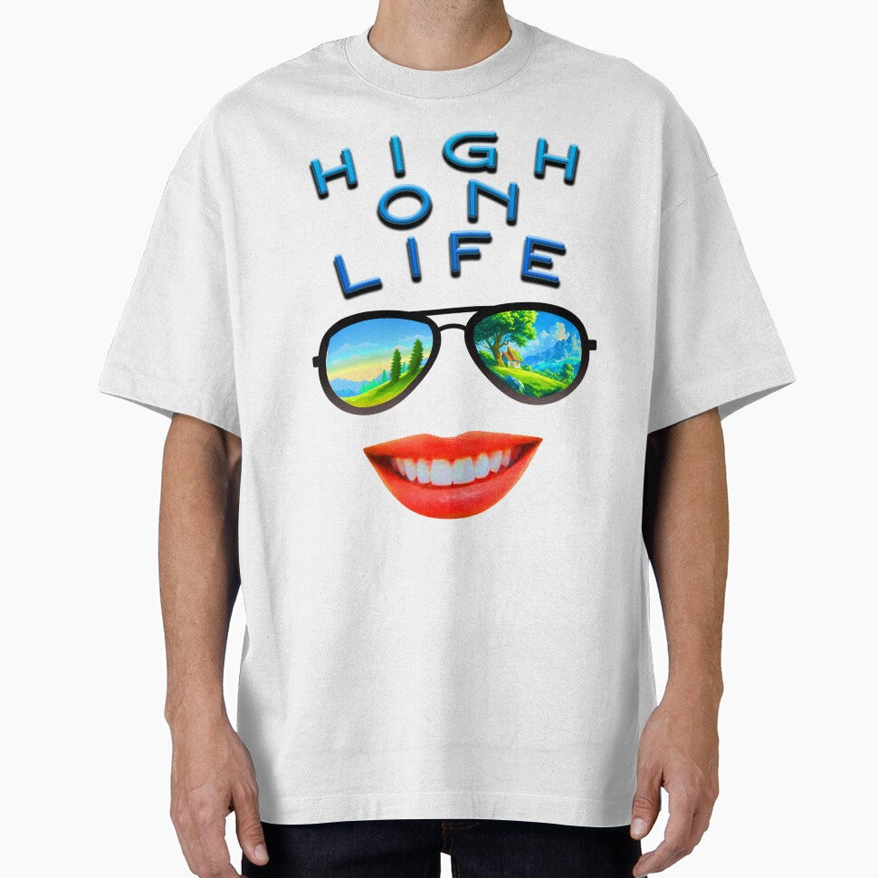 High On Life by Coolio Design Inc T-Shirts, Hoodie, Sweatshirt | BlankRebels.com (Image 1)