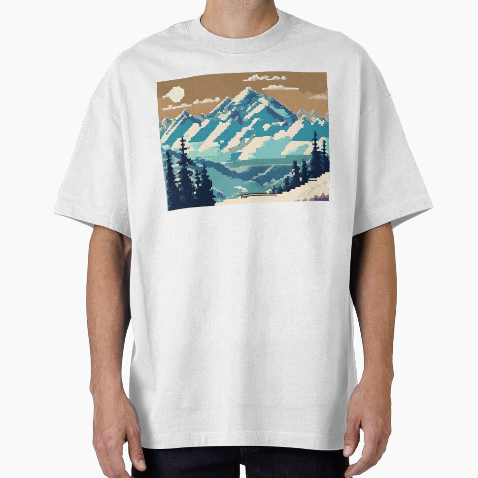 Mountain Range Abstract Art by Esterlane T-Shirts, Hoodie, Sweatshirt | BlankRebels.com (Image 1)