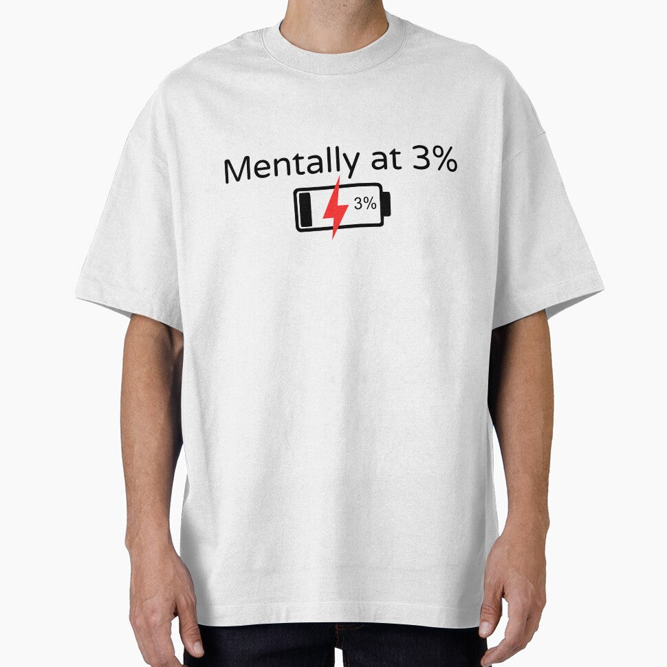 Mentally at 3% by HHApparel_Australia T-Shirts, Hoodie, Sweatshirt | BlankRebels.com (Image 1)