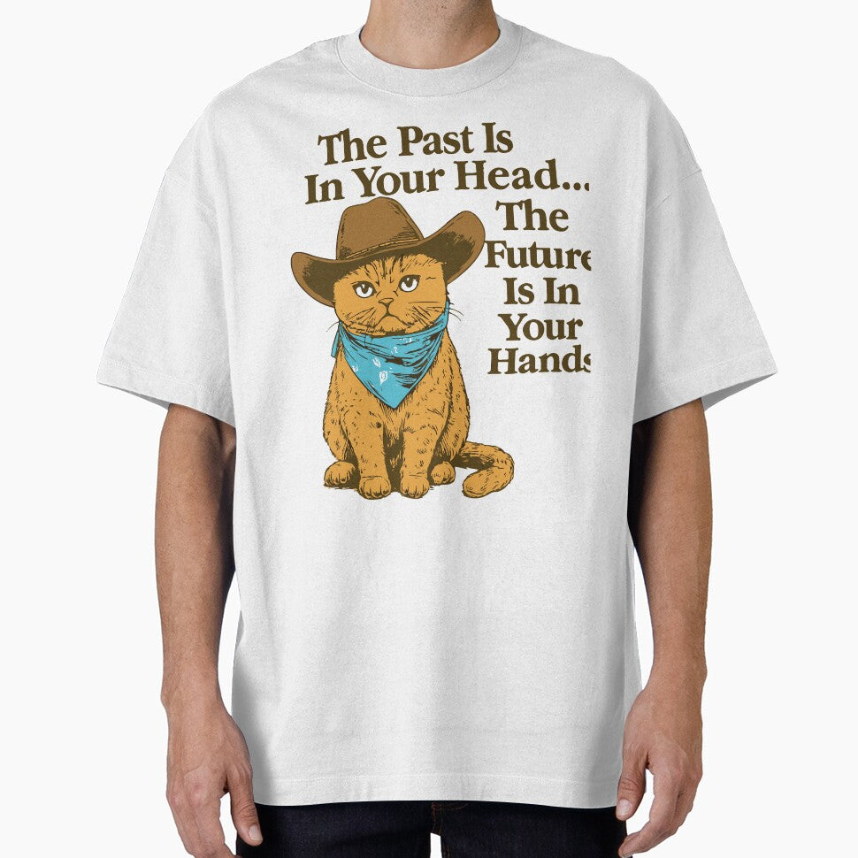 Cowboy Cat with Motivational Wisdom by -DEEWOLF- T-Shirts, Hoodie, Sweatshirt | BlankRebels.com (Image 1)