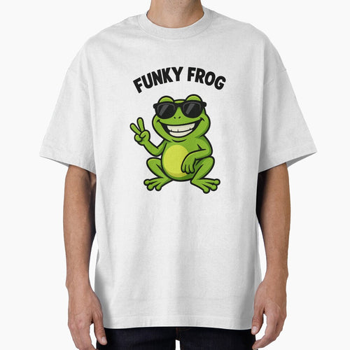 "Funky Frog - The chillest pond inhabitant" by DarkNight9 T-Shirts, Hoodie, Sweatshirt | BlankRebels.com (Image 1)
