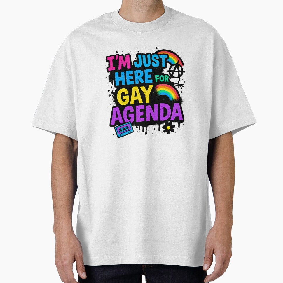 I'm Just Here for Gay Agenda – Vivid Pride Art by Haus Of Sin
