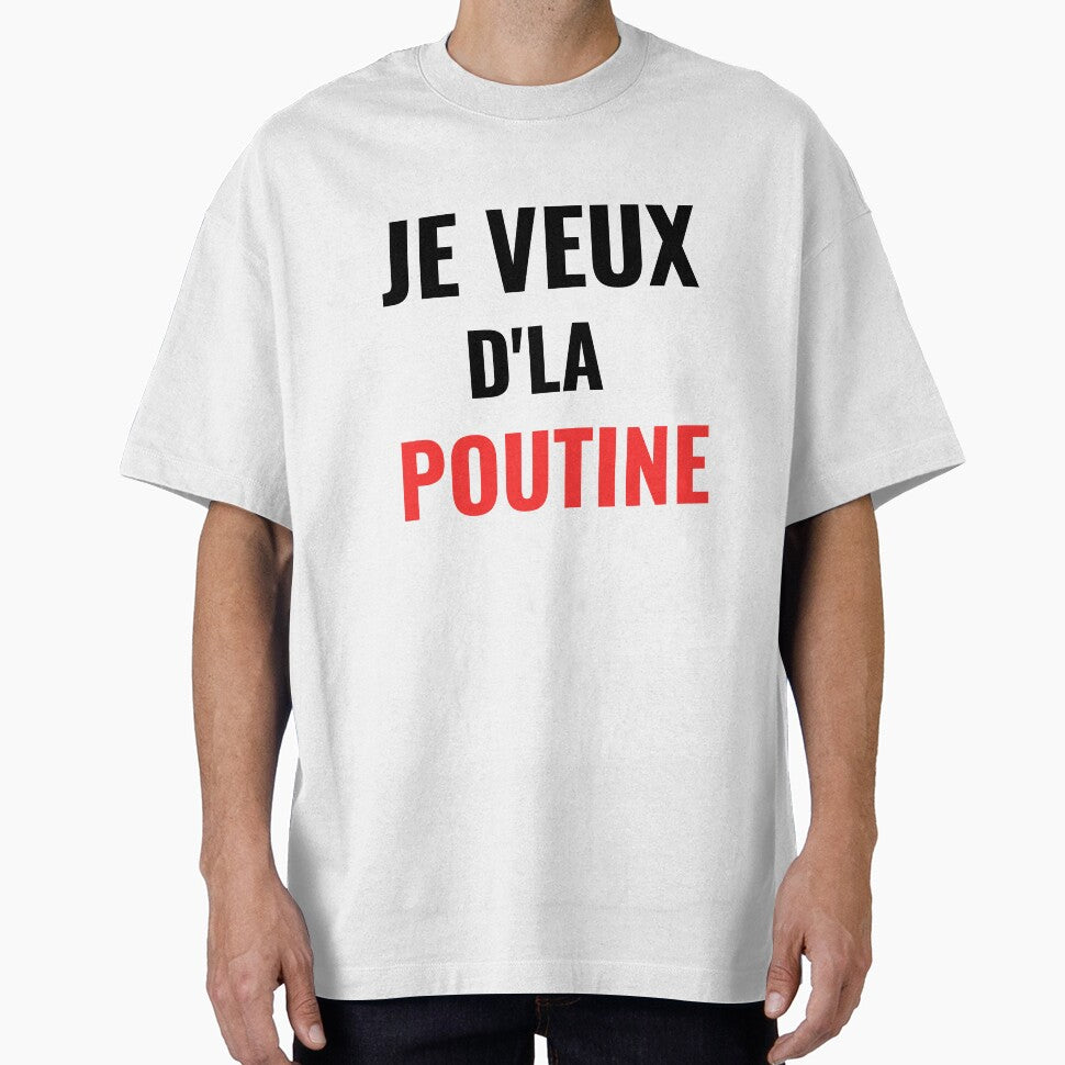 Je veux d'la poutine, Québec Poutine by rawaart1 T-Shirts, Hoodie, Sweatshirt | BlankRebels.com (Image 1)