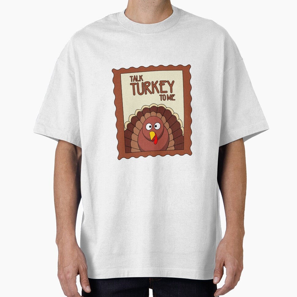 Talk Turkey to me Thanksgiving Graphic Design by QuanJewelry T-Shirts, Hoodie, Sweatshirt | BlankRebels.com (Image 1)