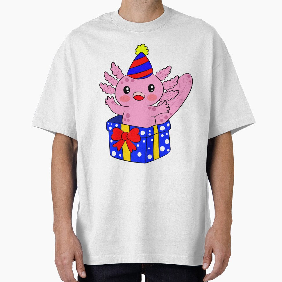 axolotl Happybirthday by Pe.peach T-Shirts, Hoodie, Sweatshirt | BlankRebels.com (Image 1)
