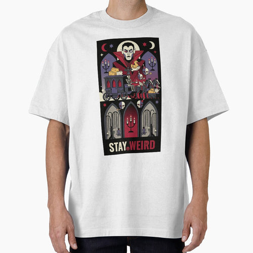 "STAY WEIRD" - Vampire edition by Tecno-Art-Land T-Shirts, Hoodie, Sweatshirt | BlankRebels.com (Image 1)