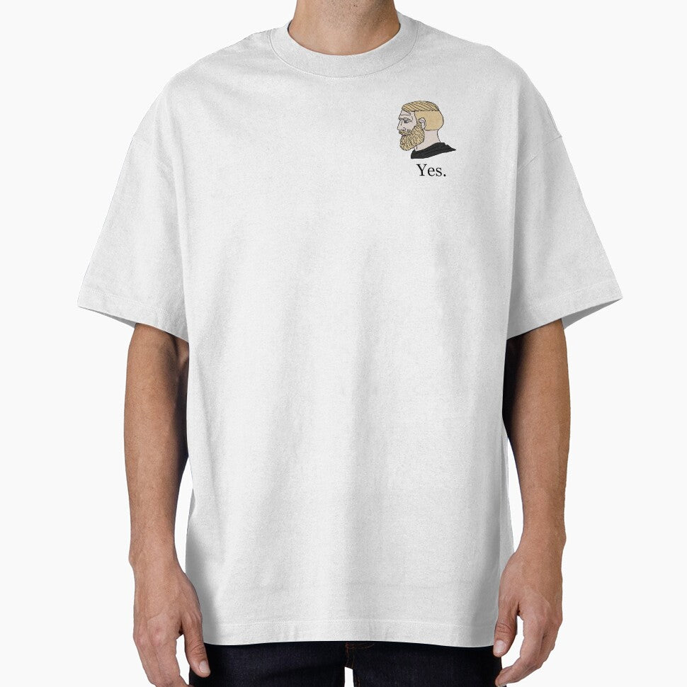 Chad Face Meme by CyberRex T-Shirts, Hoodie, Sweatshirt | BlankRebels.com (Image 1)