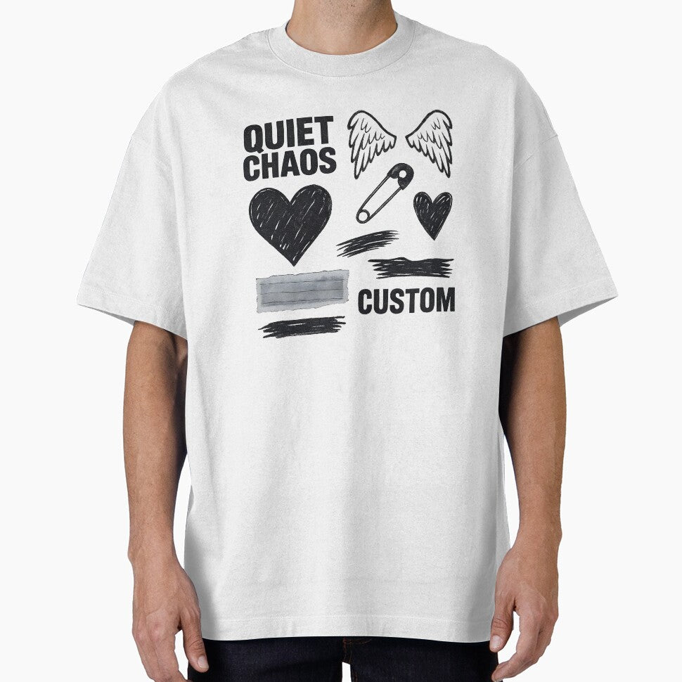 Quiet Chaos Custom – Grunge Sticker Pack by Divakar Fashion T-Shirts, Hoodie, Sweatshirt | BlankRebels.com (Image 1)