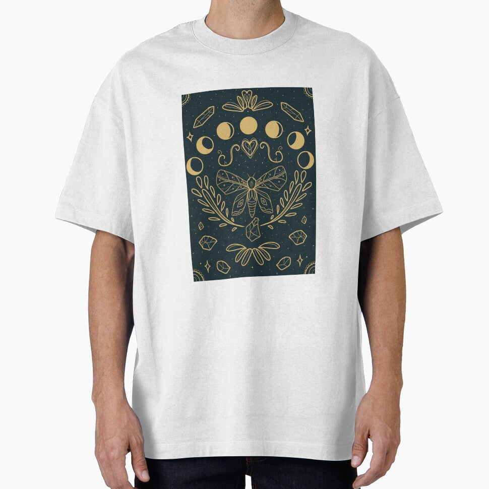 Golden Moth Moon Phase by Jessishereblehh T-Shirts, Hoodie, Sweatshirt | BlankRebels.com (Image 1)