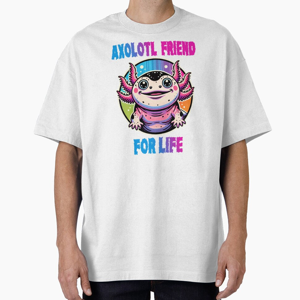 Axolotl Friend for Life by RetroPop23 T-Shirts, Hoodie, Sweatshirt | BlankRebels.com (Image 1)