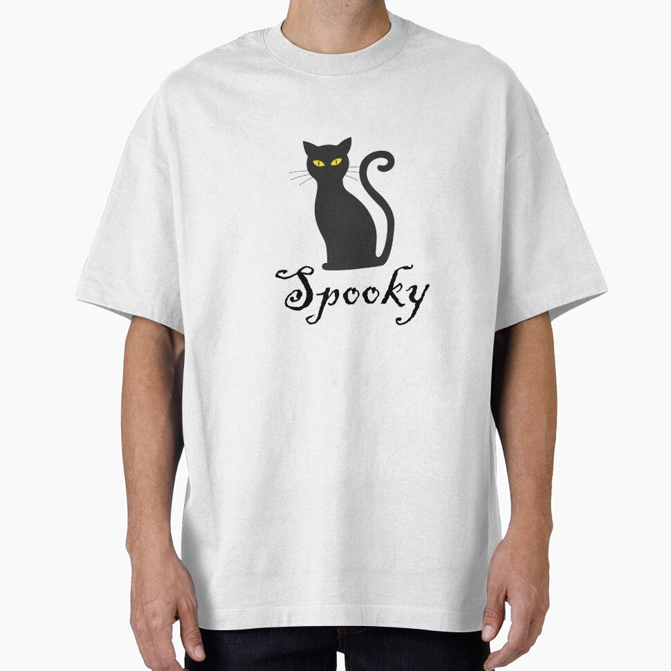 Spooky Black Cat Halloween by ThingsByJoy T-Shirts, Hoodie, Sweatshirt | BlankRebels.com (Image 1)