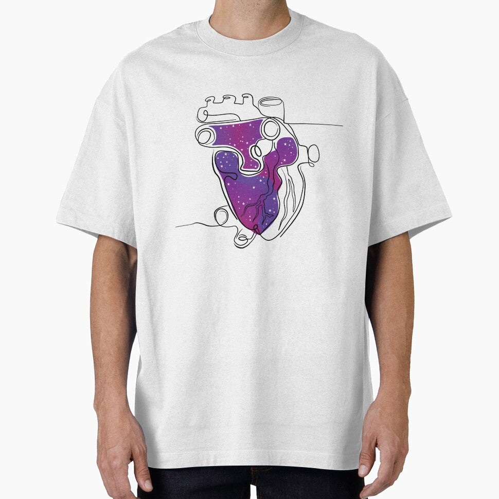 Galaxy Heart T Shirt by NotUrAverageART Hoodie, Sweatshirt | BlankRebels.com (Image 1)