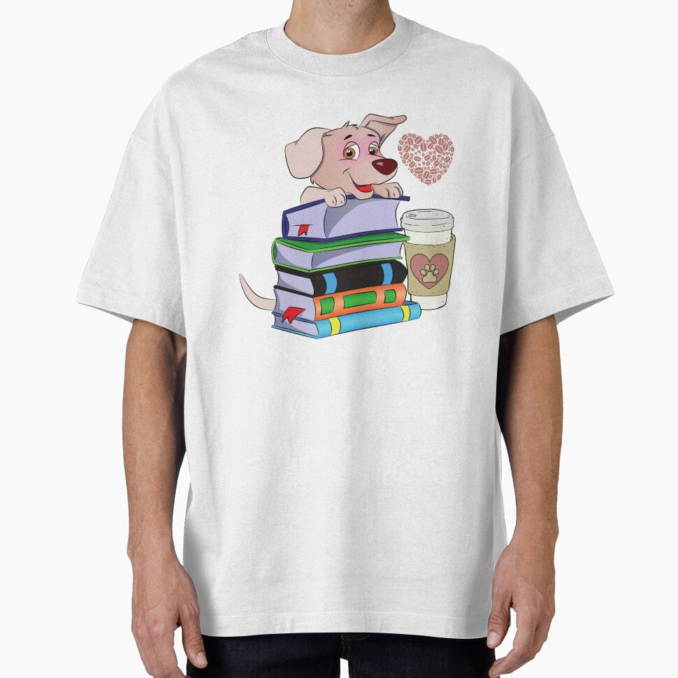 Coffee Books Dogs by SenGift T-Shirts, Hoodie, Sweatshirt | BlankRebels.com (Image 1)