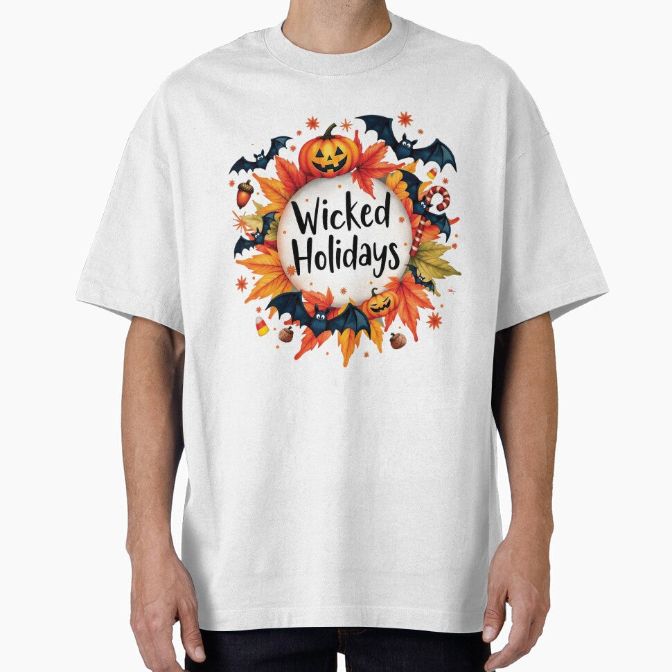 Wicked Holiday | Spooky Festive Design | Halloween Meets Christmas Art | Fun and Playful Holiday Typography |... (Image 1)