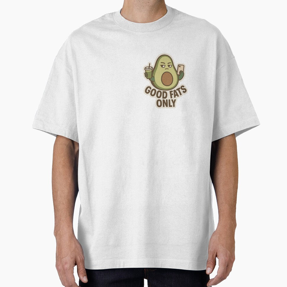 Good Fats Only Sticker – Funny Sassy Avocado Aesthetic by mirozeliea T-Shirts, Hoodie, Sweatshirt | BlankRebels.com (Image 1)