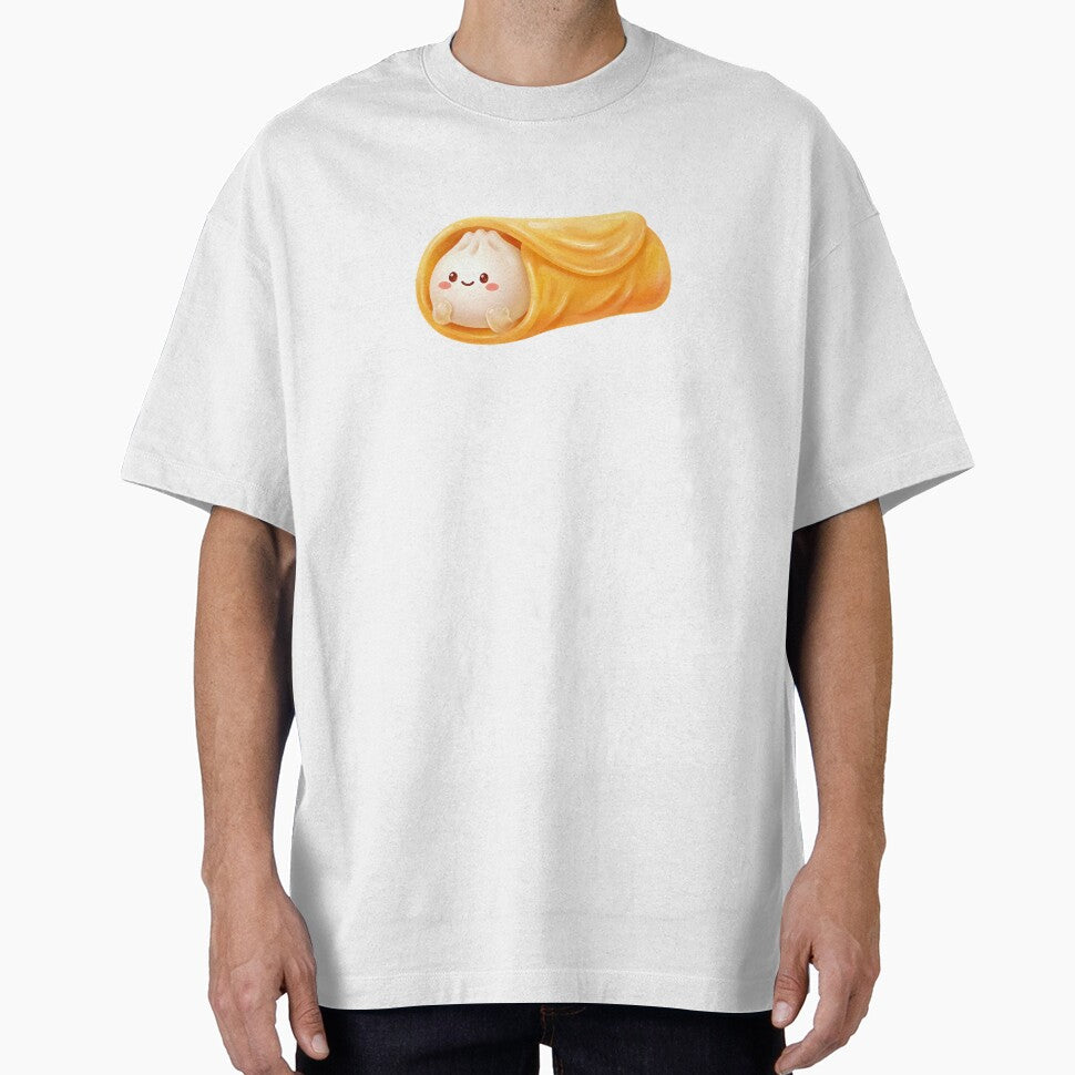 Cute Baorito Dumpling Burrito Fusion by Hooi-Boon-Sin T-Shirts, Hoodie, Sweatshirt | BlankRebels.com (Image 1)