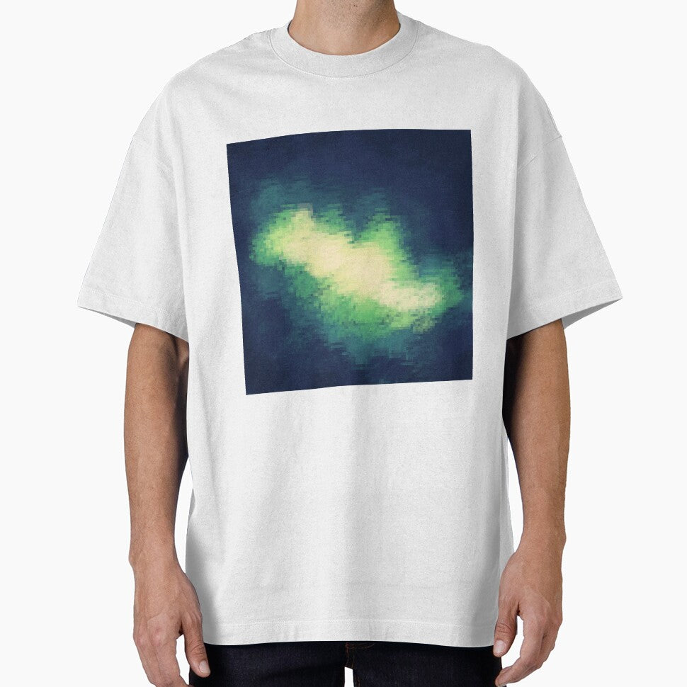 Pixel Art - Green and Yellow Galaxy Explosion by mikaylawiser