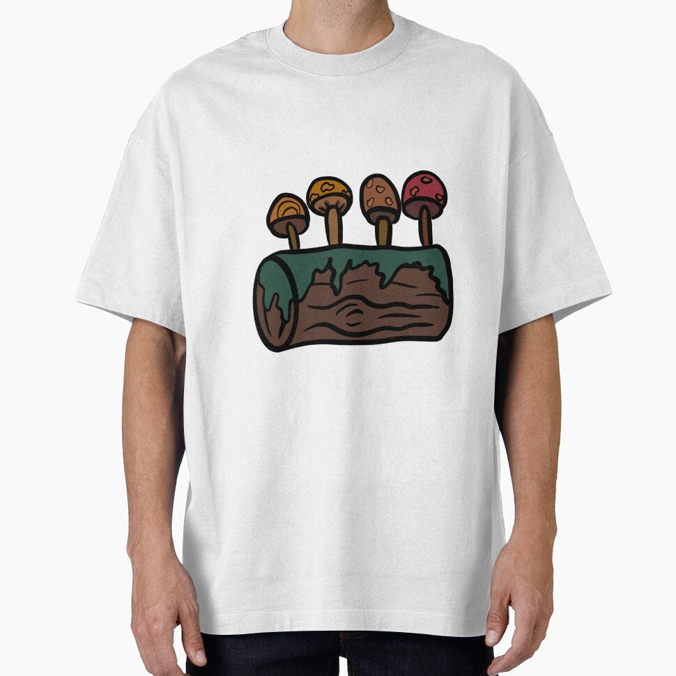 Mushrooms on a Log by Autumn Fineberg T-Shirts, Hoodie, Sweatshirt | BlankRebels.com (Image 1)