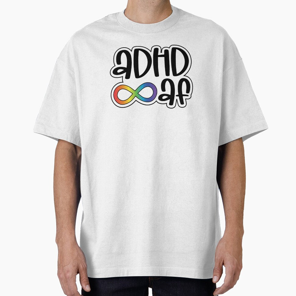 ADHD As F*ck - Neurodiversity Awareness - ADHD / Autism / ND by vividvariations T-Shirts, Hoodie, Sweatshirt (Image 1)