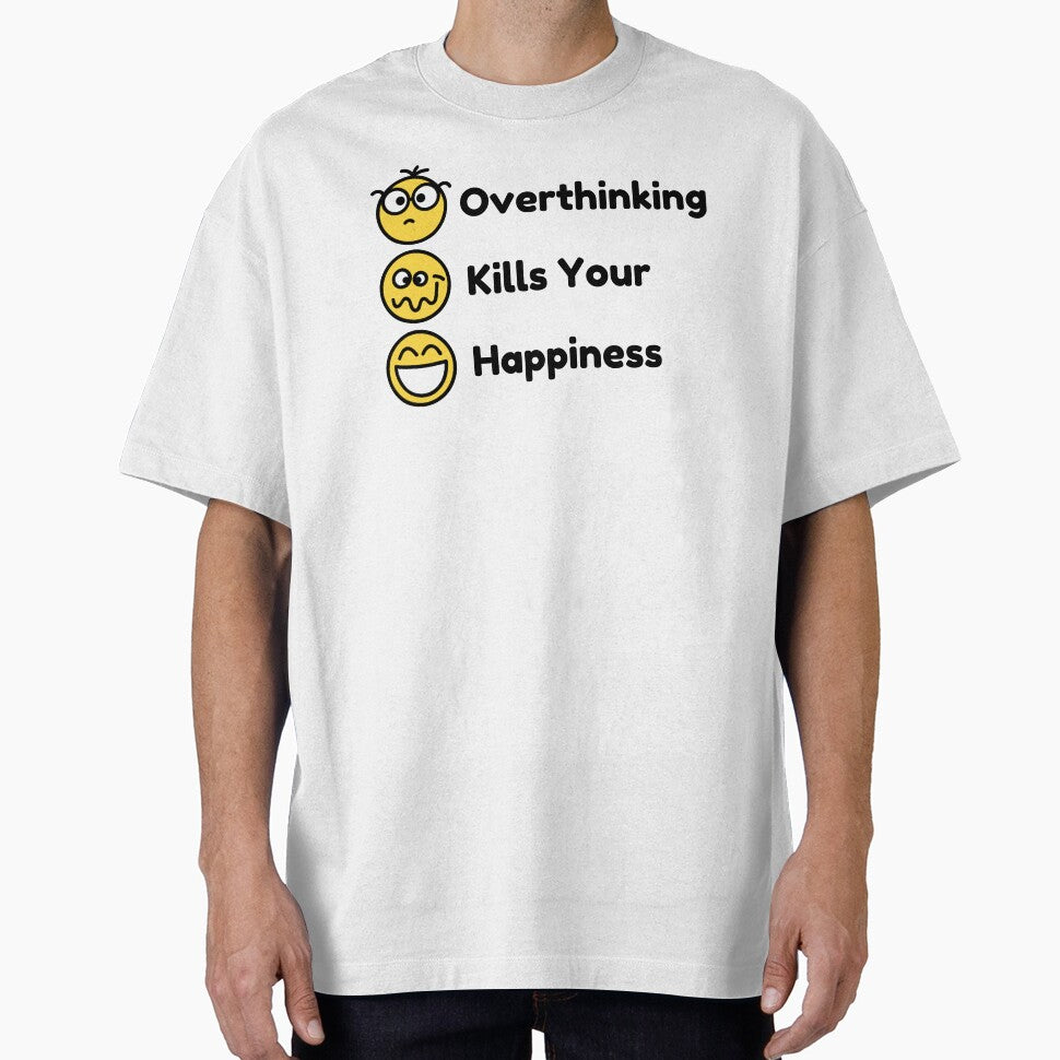 Overthinking kills your happiness by AnnPrecious T-Shirts, Hoodie, Sweatshirt | BlankRebels.com (Image 1)