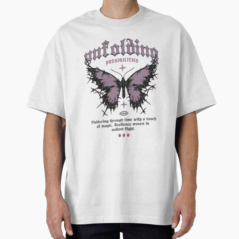Unfolding Possibilities – Gothic Y2K Butterfly Design by ThaliaMoon T-Shirts, Hoodie, Sweatshirt | BlankRebels.com (Image 1)