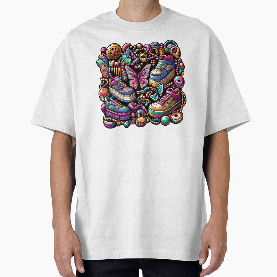 Colorful Pattern with Platform Shoes & Accessories by WittyVibes T-Shirts, Hoodie, Sweatshirt | BlankRebels.com (Image 1)