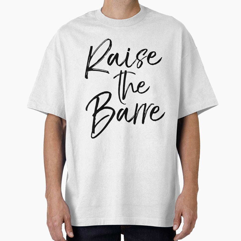 Raise the Barre Cute Yoga Quote by TNDesignStudio T-Shirts, Hoodie, Sweatshirt | BlankRebels.com (Image 1)