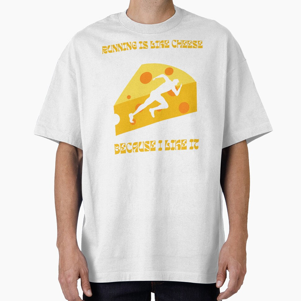 Running is like cheese, because I like it by Laugh-Lines T-Shirts, Hoodie, Sweatshirt | BlankRebels.com (Image 1)