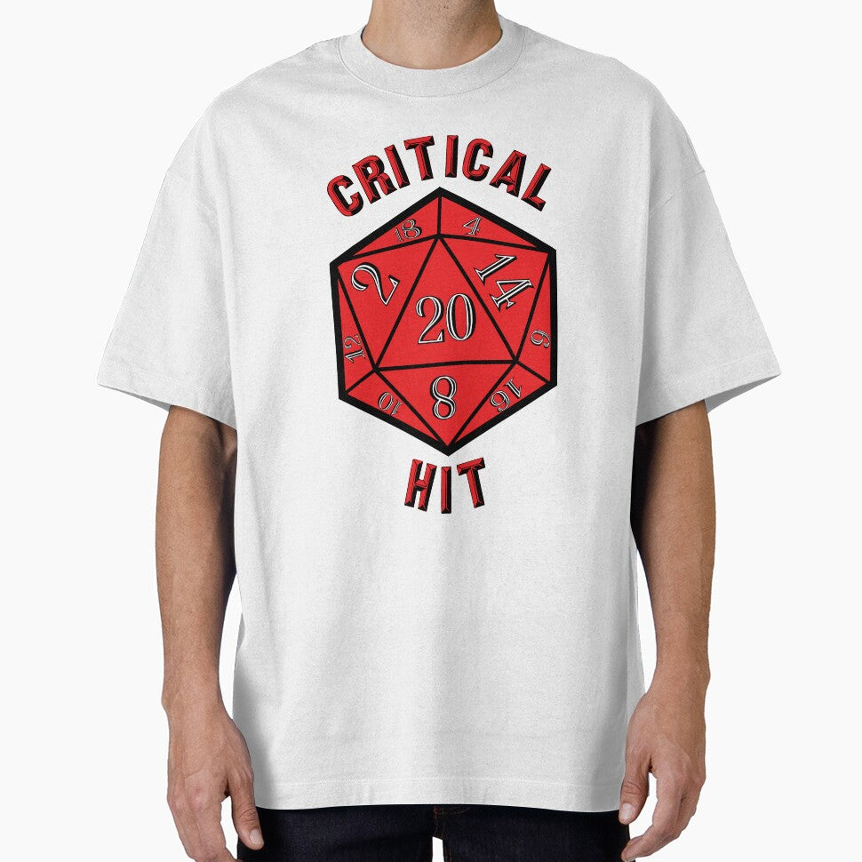 Critical Hit Dungeons and Dragons D20 Dice Red by Geek-Shack T-Shirts, Hoodie, Sweatshirt | BlankRebels.com (Image 1)