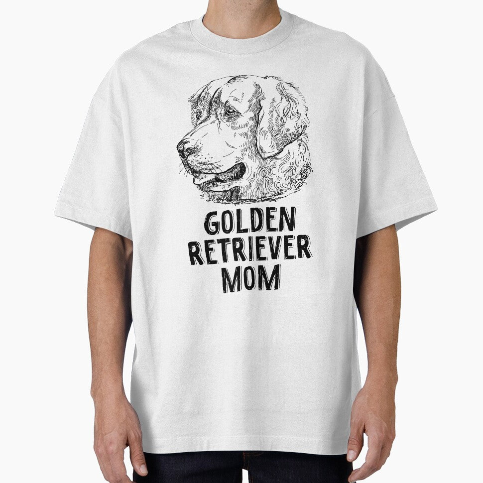 Golden Retriever Mom Hand Drawn by TheWildStyle T-Shirts, Hoodie, Sweatshirt | BlankRebels.com (Image 1)
