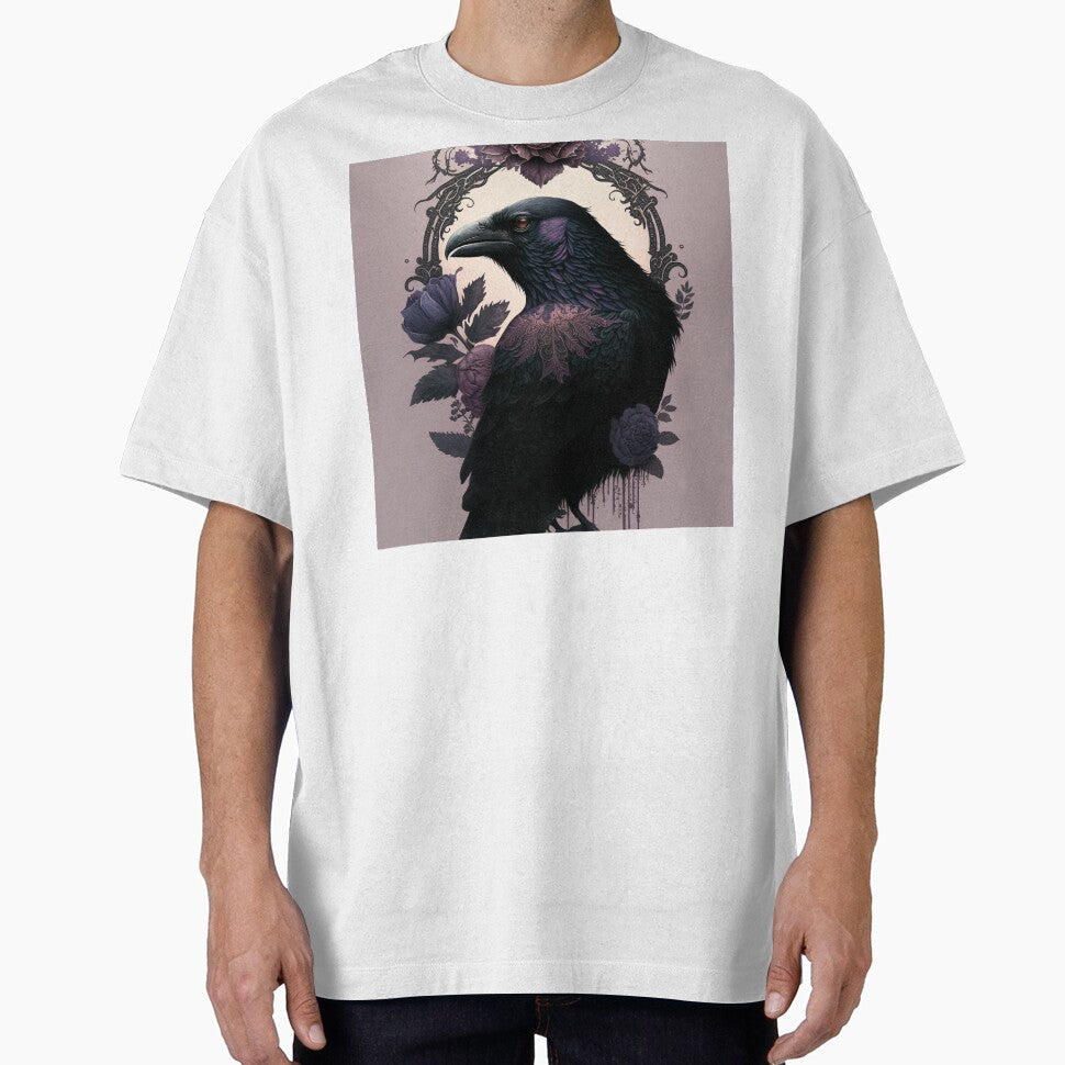 Gothic Raven Print, Gothic Crow, Gothic Raven by Globuwear T-Shirts, Hoodie, Sweatshirt | BlankRebels.com (Image 1)