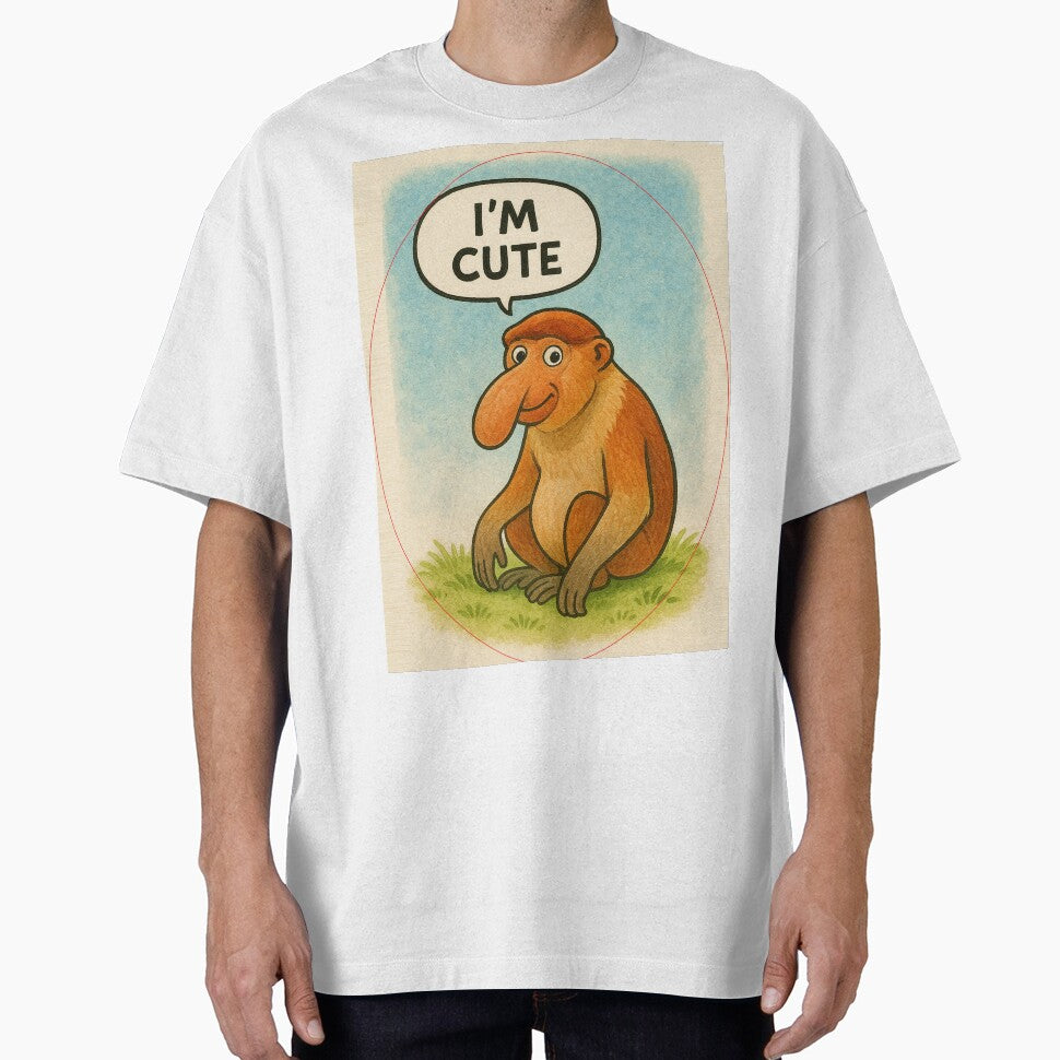 #I'M CUTE proboscis monkey by TIPOTENIOS