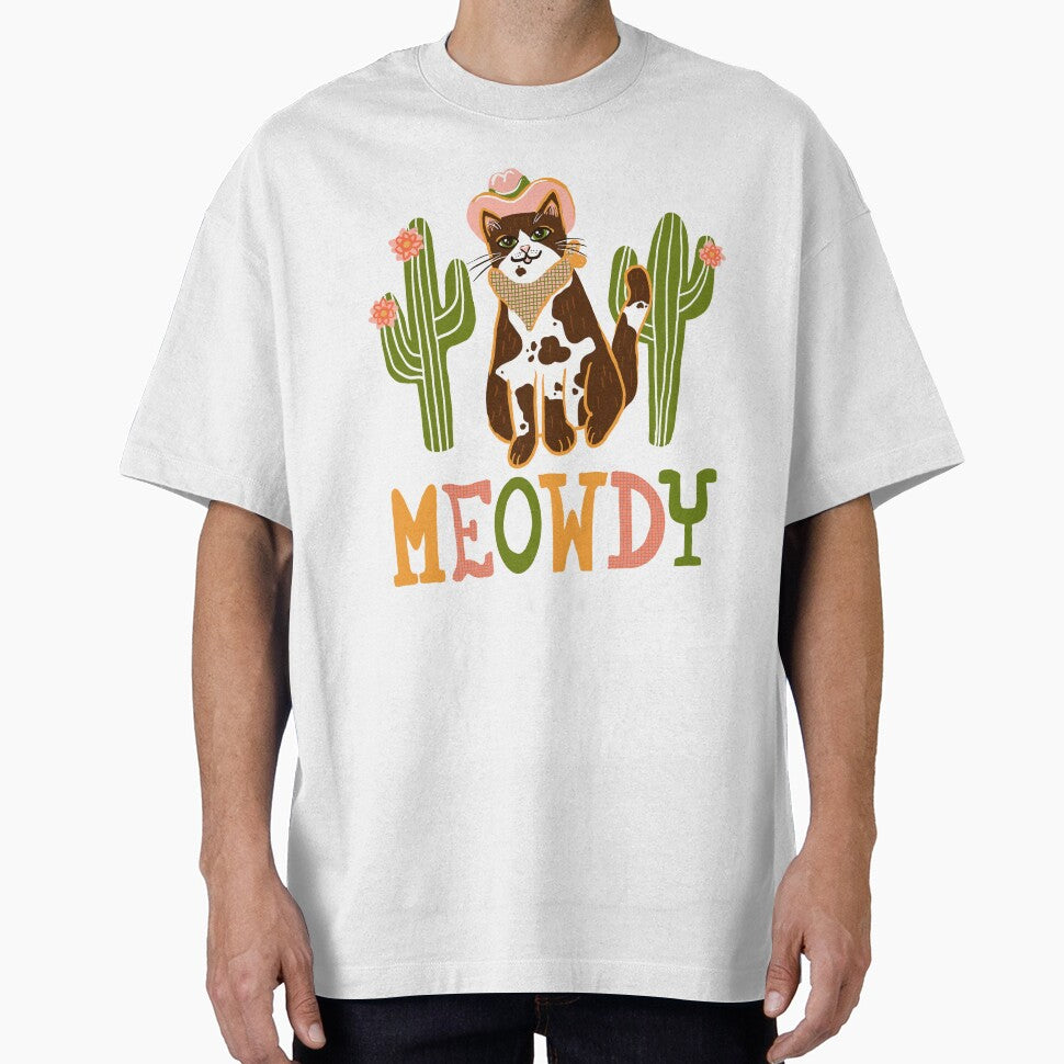 Meowdy Western Cat by chromaddict T-Shirts, Hoodie, Sweatshirt | BlankRebels.com (Image 1)