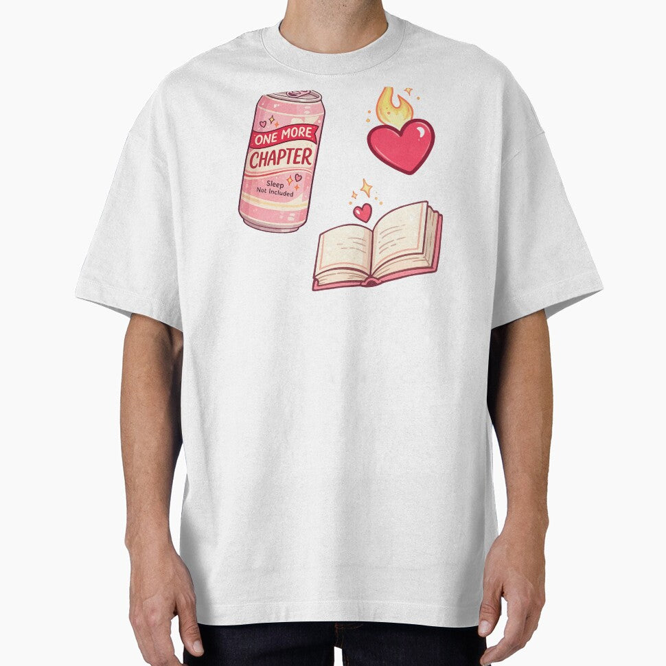 Romance Reader Sticker Pack – One More Chapter, Fiery Heart & Open Book by SnugbugStudios T-Shirts, Hoodie,... (Image 1)