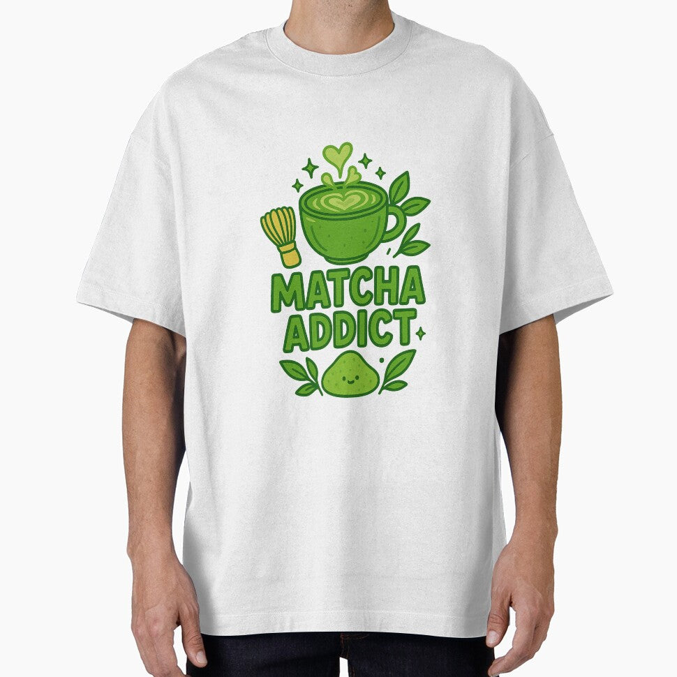 Matcha Addict! by VelvetHeat T-Shirts, Hoodie, Sweatshirt | BlankRebels.com (Image 1)