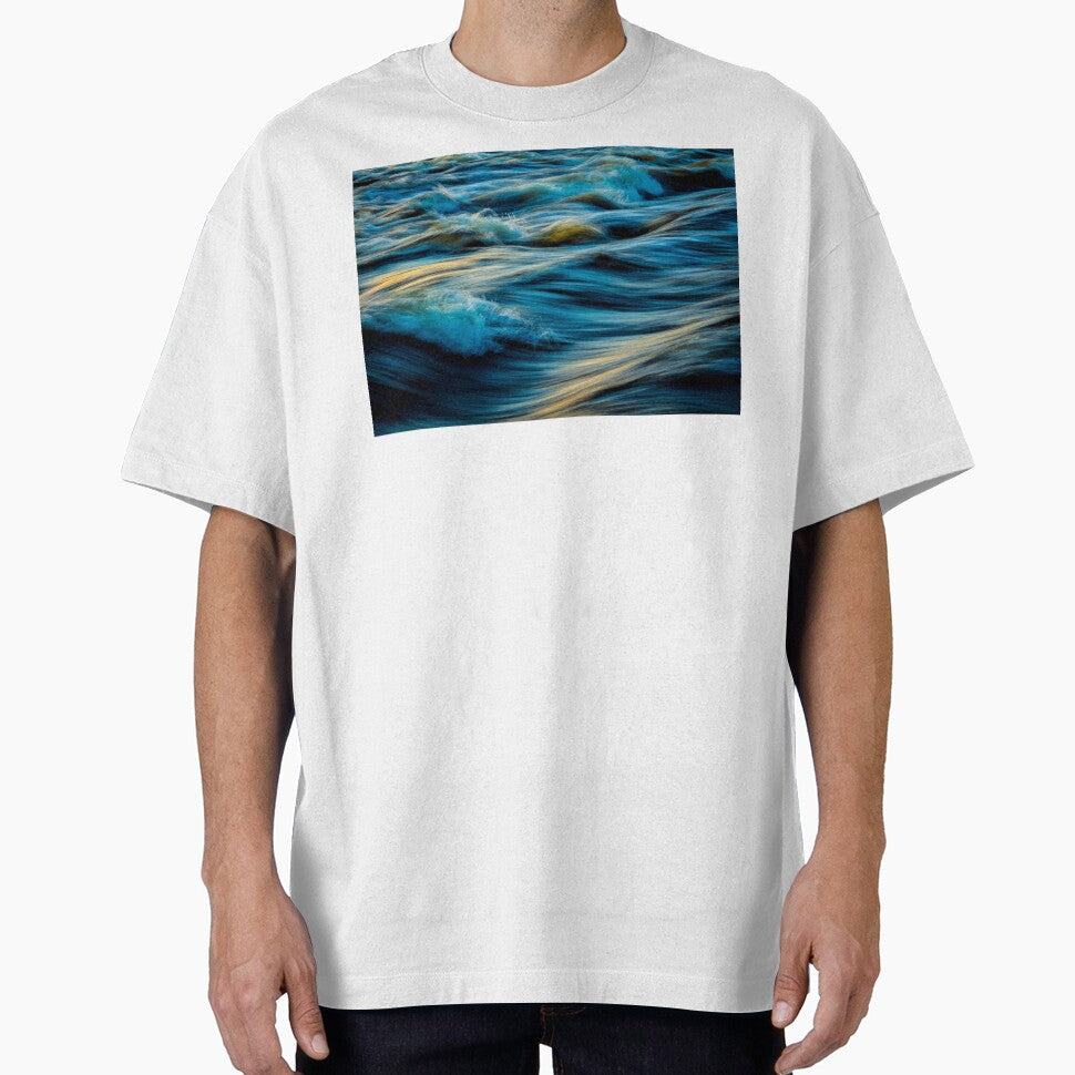 Calming Ocean Waves by thegreenclock T-Shirts, Hoodie, Sweatshirt | BlankRebels.com (Image 1)