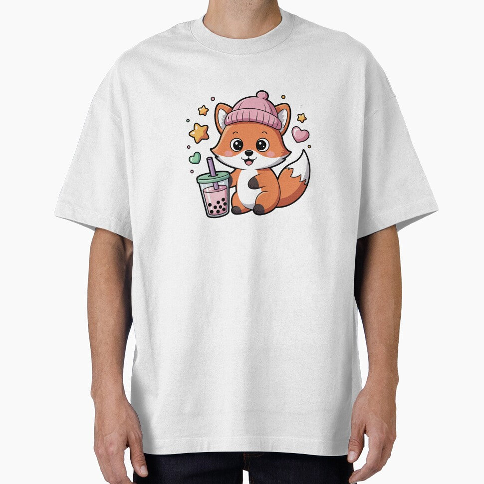 fox with bubble tea by jkrphoto T-Shirts, Hoodie, Sweatshirt | BlankRebels.com (Image 1)