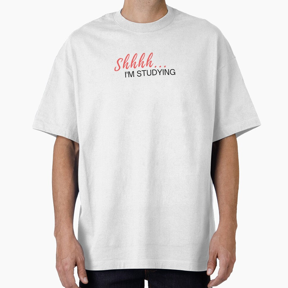 Shhhh... I'm Studying! by PoesyInPrint T-Shirts, Hoodie, Sweatshirt | BlankRebels.com (Image 1)
