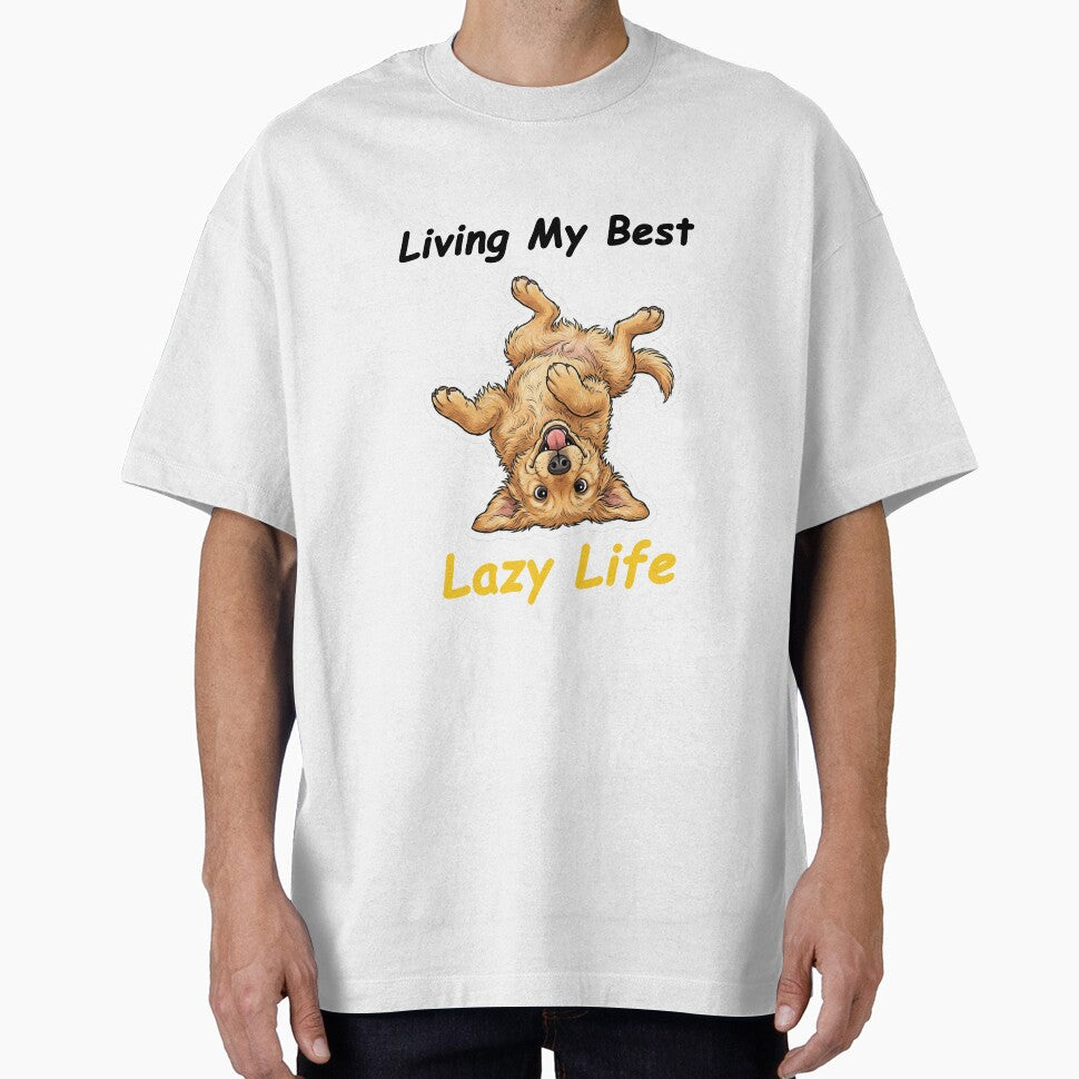 Lazy Golden Retriever Vibes – Cute Relaxed Dog by Shubenzo T-Shirts, Hoodie, Sweatshirt | BlankRebels.com (Image 1)