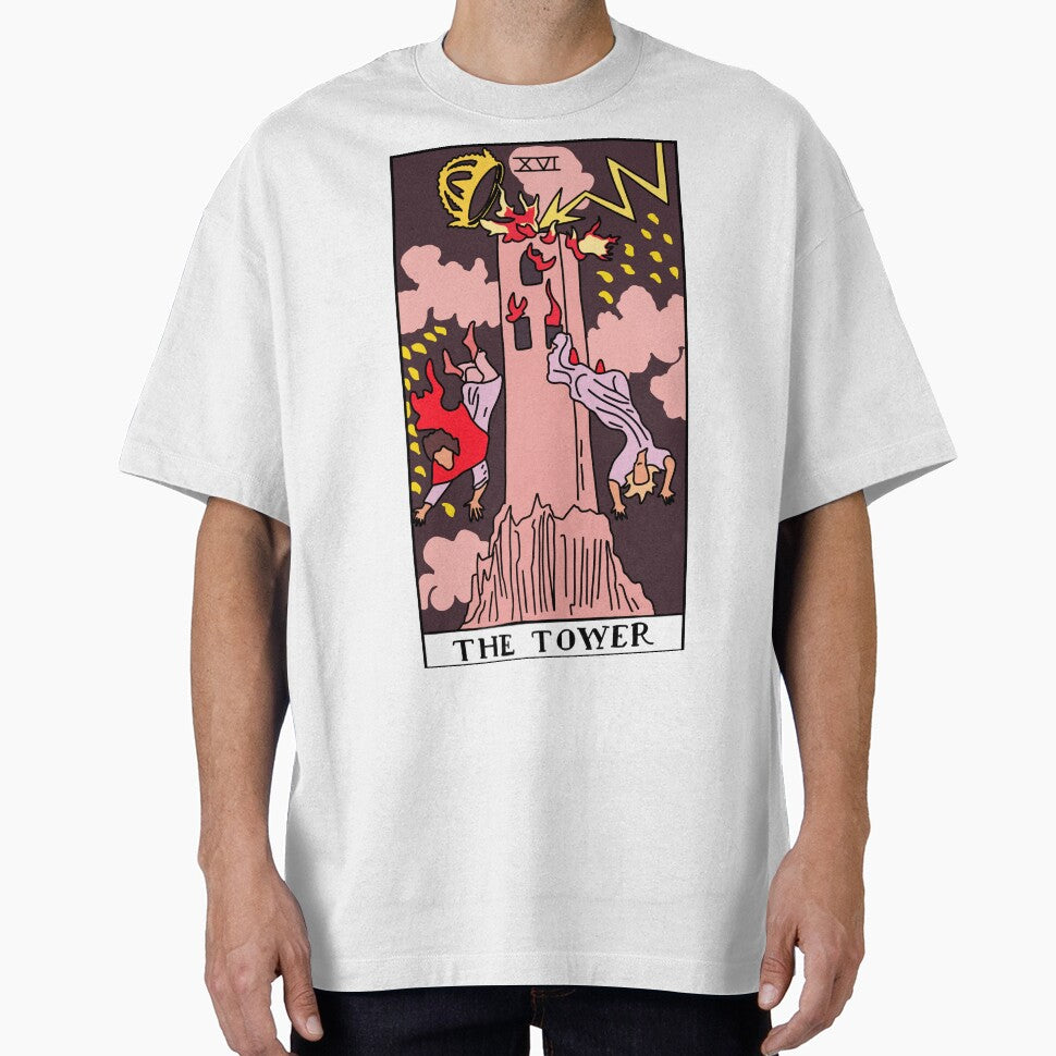 The Tower Tarot Card by RubyGoesBananas T-Shirts, Hoodie, Sweatshirt | BlankRebels.com (Image 1)