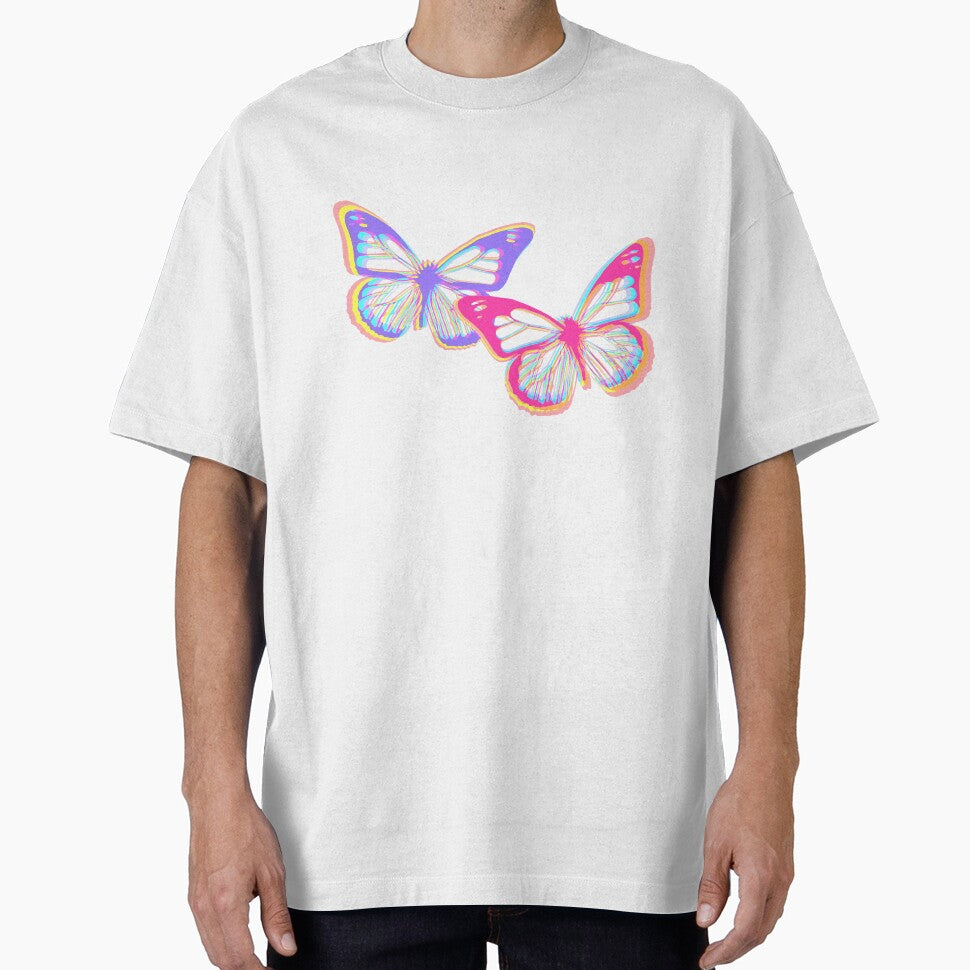 Retro Butterfly Print by theLSshop T-Shirts, Hoodie, Sweatshirt | BlankRebels.com (Image 1)
