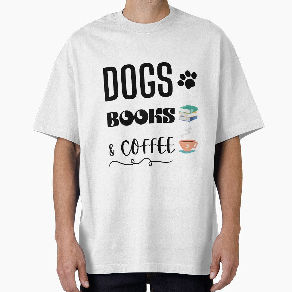 Dogs Books And Coffee by OneTimeEngineer T-Shirts, Hoodie, Sweatshirt | BlankRebels.com (Image 1)