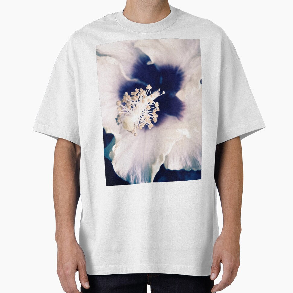 aesthetic blue white purple flower dainty vintage photography dazecore ethereal by sielexis T-Shirts, Hoodie,... (Image 1)