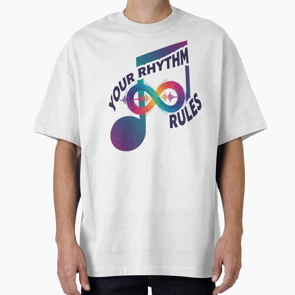 Your Rhythm Rules Rainbow Music Infinity by PixelQ T-Shirts, Hoodie, Sweatshirt | BlankRebels.com (Image 1)