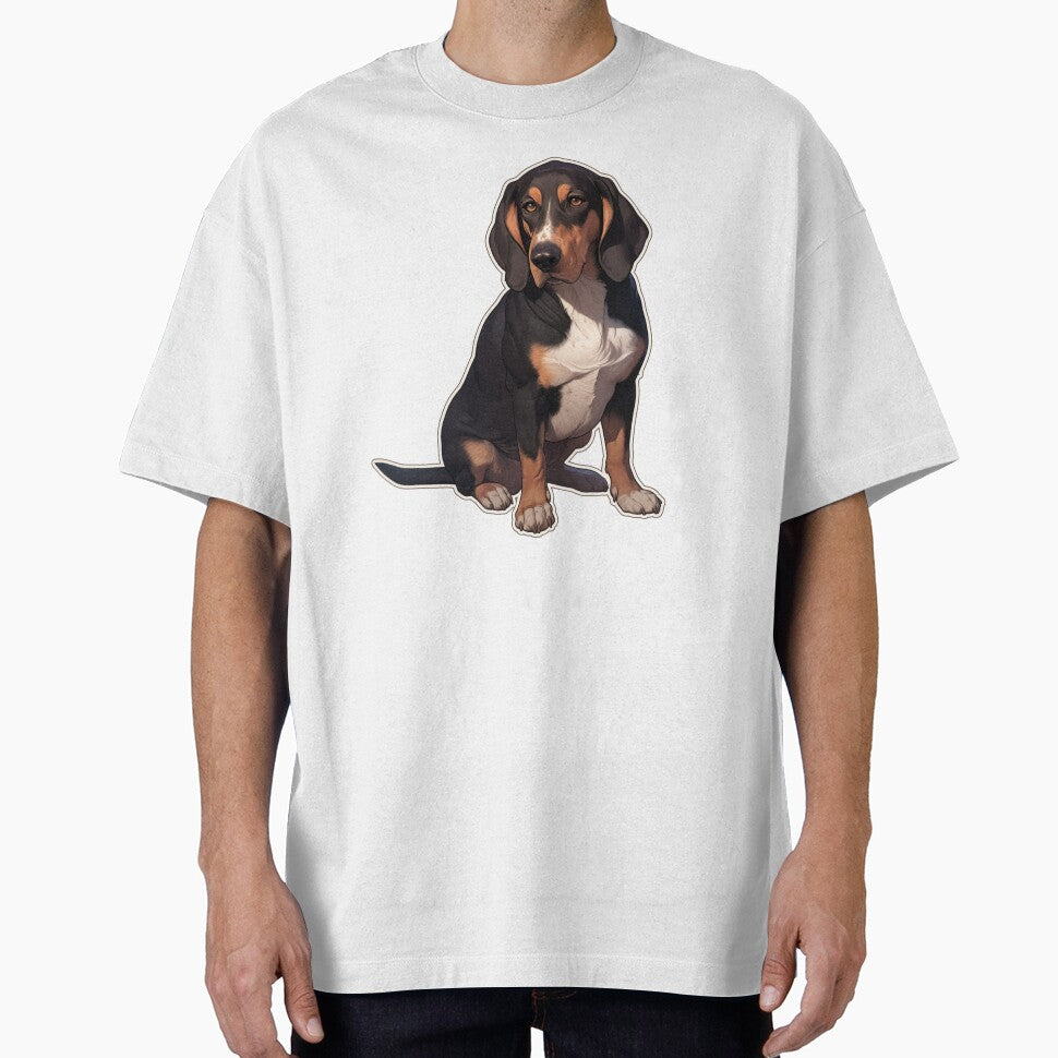 Bavarian Mountain Scent Hound Portrait by SMARTKIT  DESIGNAGENCY T-Shirts, Hoodie, Sweatshirt | BlankRebels.com (Image 1)