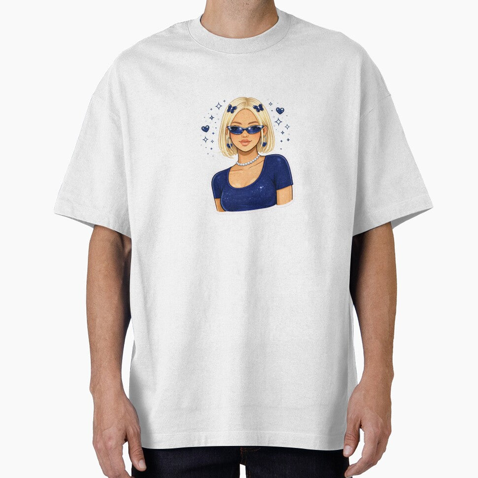 pop y2k girlie navy blue by BudgetsbyB T-Shirts, Hoodie, Sweatshirt | BlankRebels.com (Image 1)