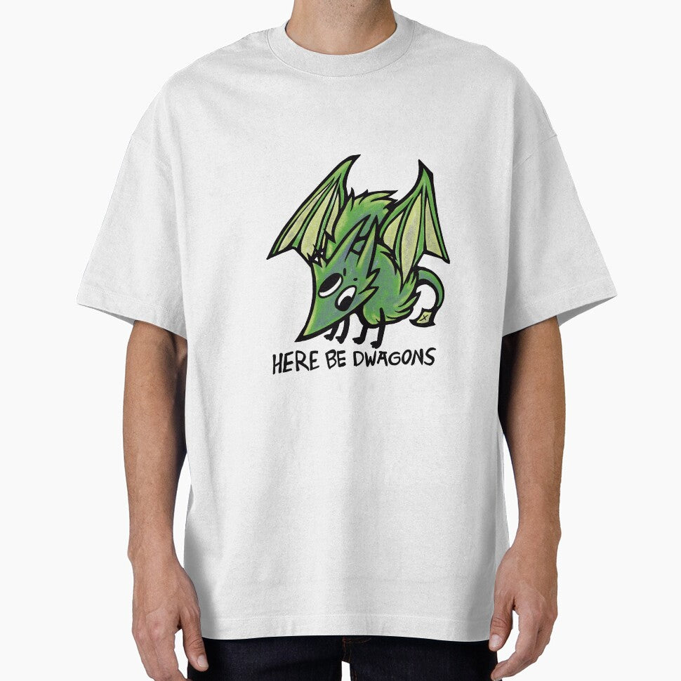 Here be Dragons - Worm on a String - Y2K Nostalgia by TurmericDesignC T-Shirts, Hoodie, Sweatshirt (Image 1)