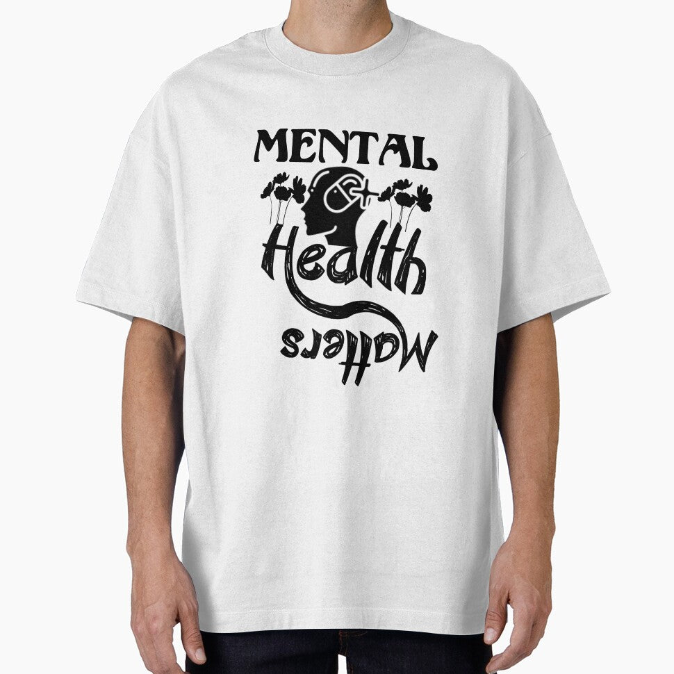 Mental health matters, original slogan,, by Chakilogy T-Shirts, Hoodie, Sweatshirt | BlankRebels.com (Image 1)