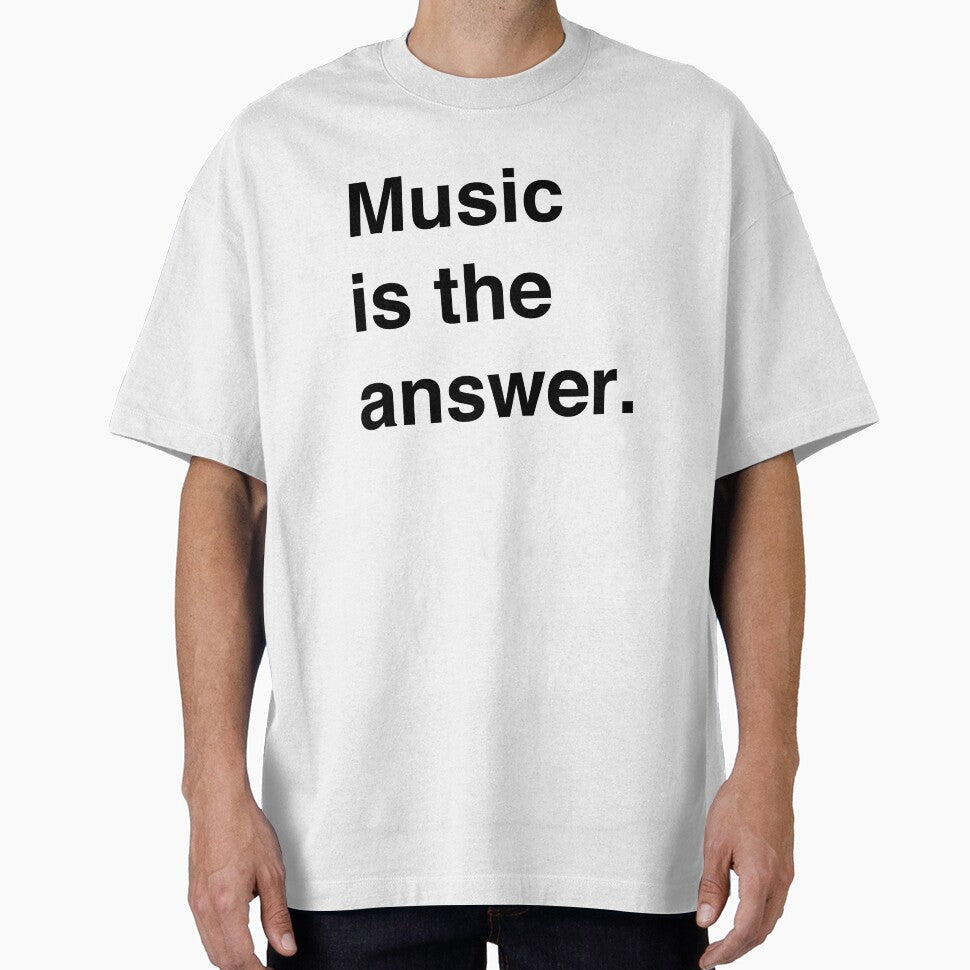 Music is the answer. by winterwinter T-Shirts, Hoodie, Sweatshirt | BlankRebels.com (Image 1)